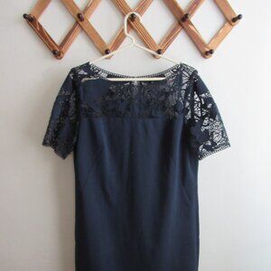 Ann Taylor Lace Top Shift Dress